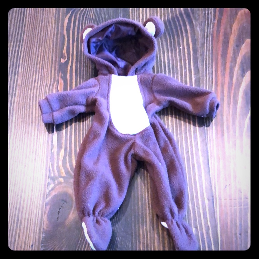 18in doll or bitty baby bear pjs
